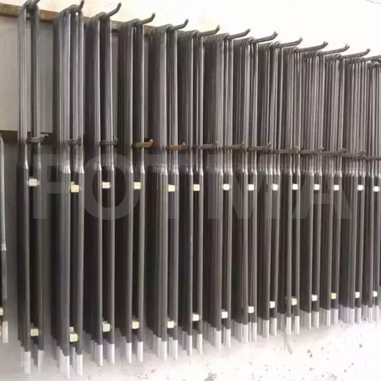 高温 L ベント 90 度 Mosi2 キルンおよび炉の発熱体