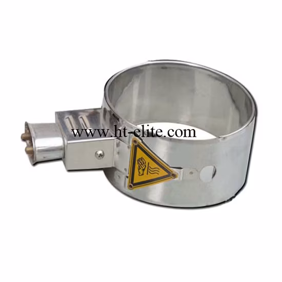 高品質で長寿命のステンレス鋼編組リード線付きマイカバンドヒーター